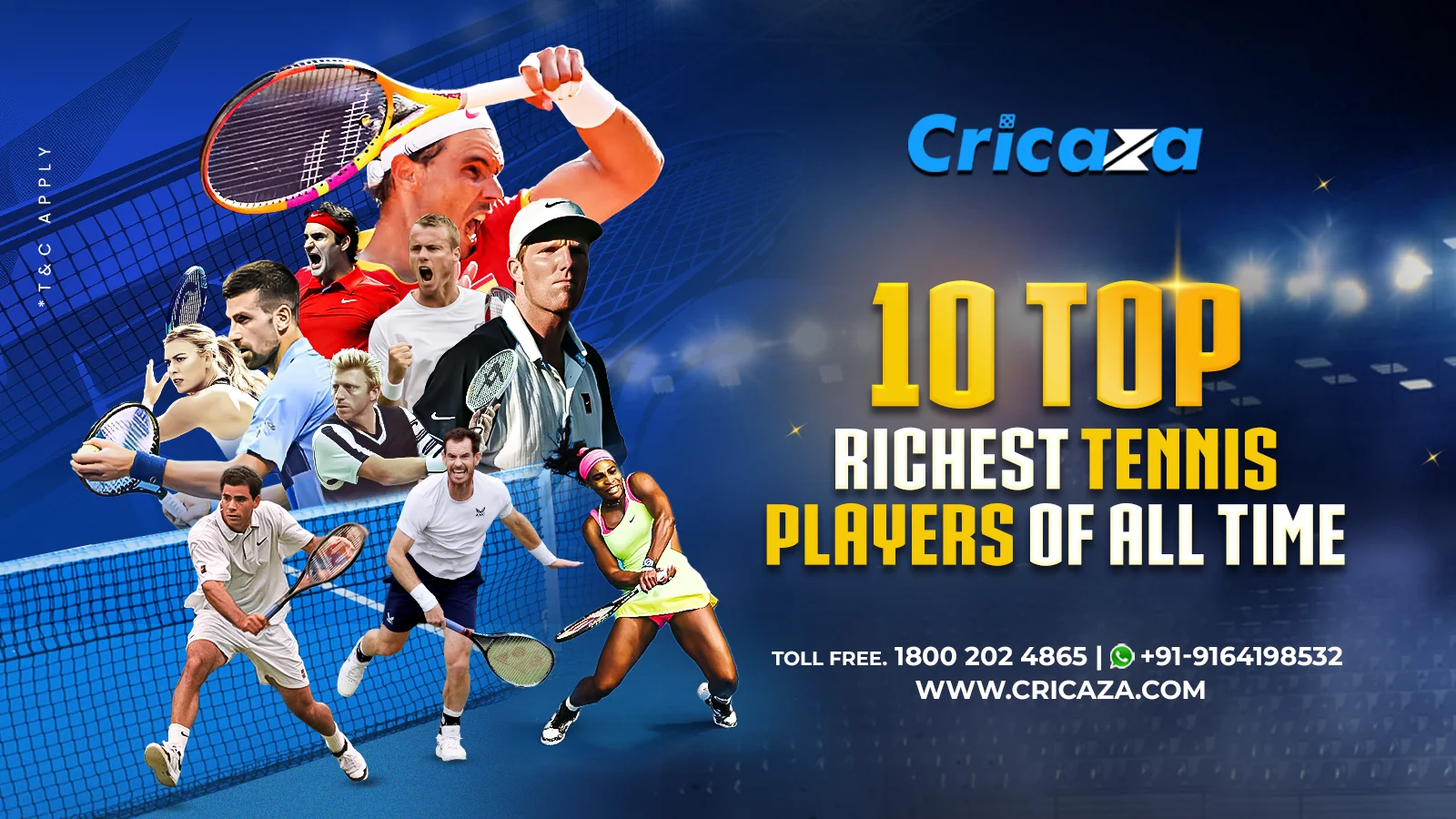 10 Top Richest Tennis Players of All Time