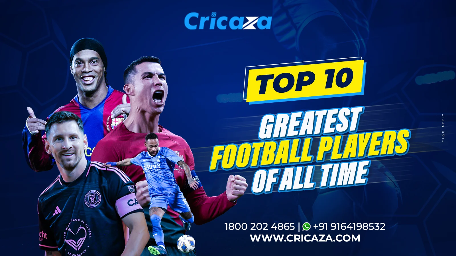 Top 10 Greatest Football Players of All Time