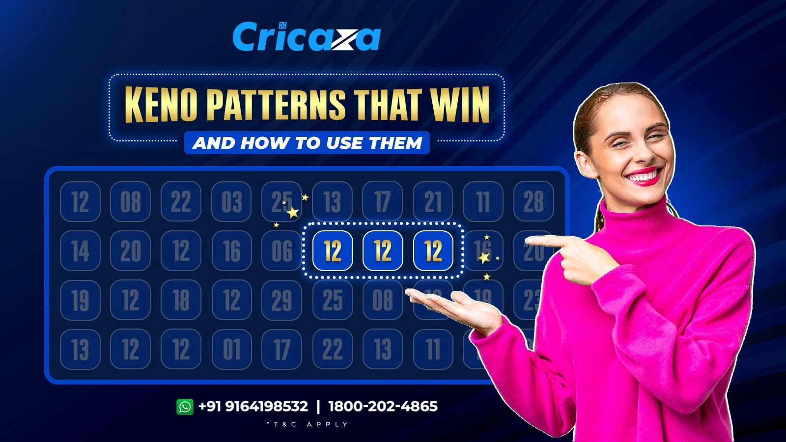 Keno Patterns That Win And How To Use Them