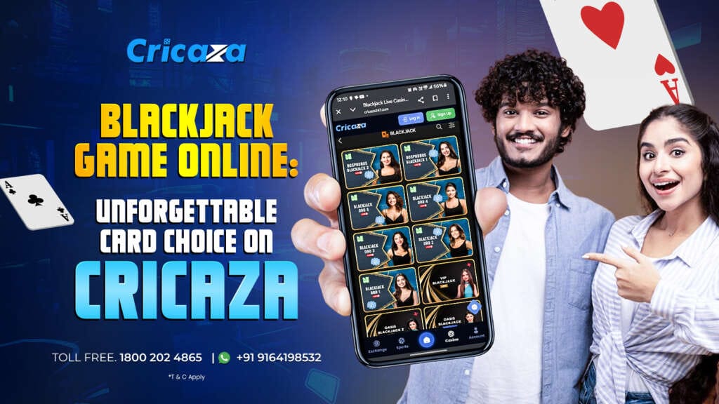 Blackjack Game Online Unforgettable Card Choice on Cricaza