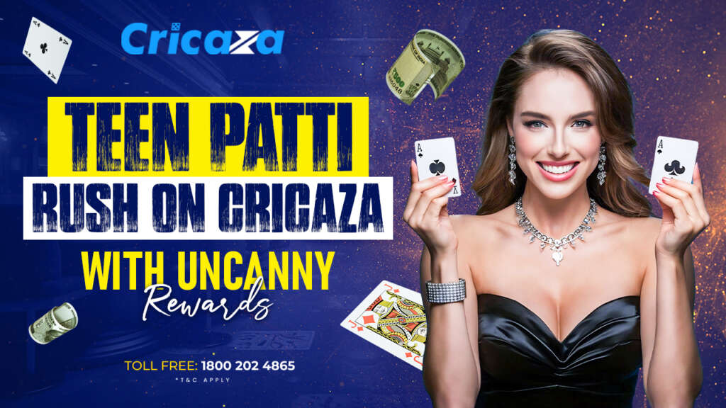 Teen Patti Rush on Cricaza with Uncanny Rewards