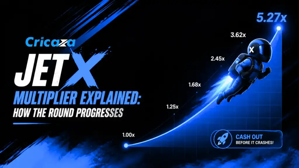 JetX multiplier progression during a round