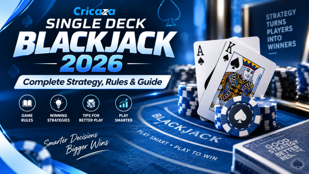 Single Deck Blackjack strategy chart