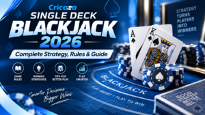 Single Deck Blackjack strategy chart